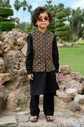 Printed Waist Coat 3Pcs Infant